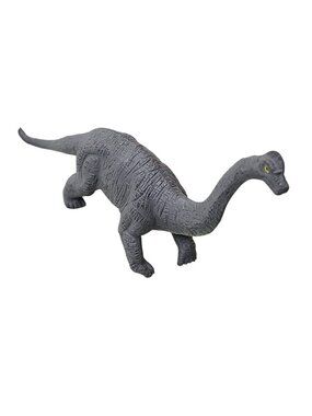 Brachiosaurus Dinosaur Figure 1995 Gray Plastic Toy Vintage